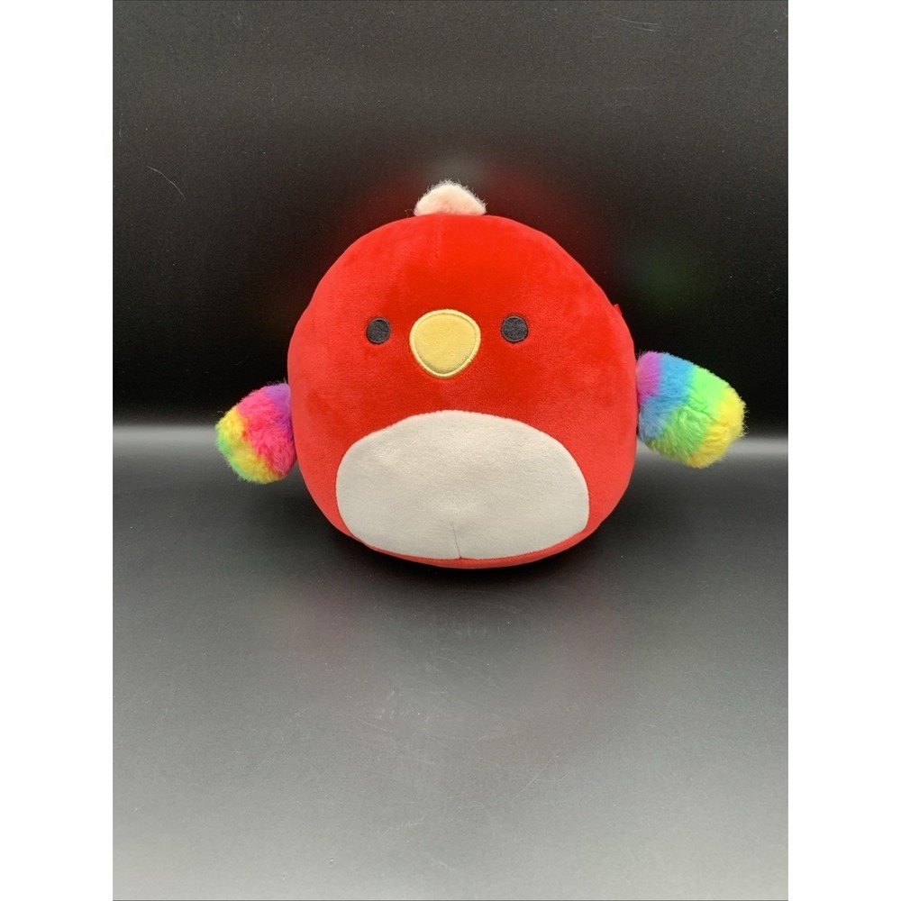 The Original Squishmallows Kelly Toy Paco Red Parrot Plush Stuffed Animal Toy 8"
